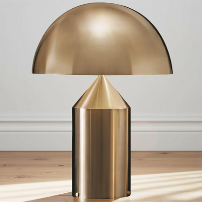 Contemporary Gold Dome LED Desk Lamp 3-Light