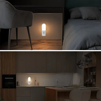 LED Motion Night Lamp - Rechargeable Wall Torch Light