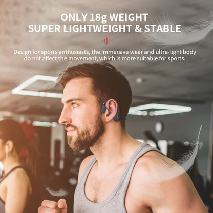 Sweatproof Wireless Bone Conduction Sports Headphones