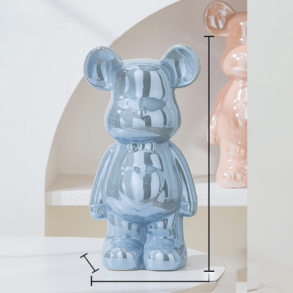 Cute Teddy Bear Figurine for Home Decor