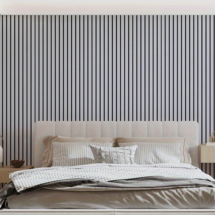 Textured Wooden Wall Stickers with Natural Wood Grain