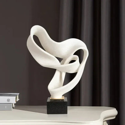 Stylish Resin Figurine - Elegant Home Office Decor - Fesara