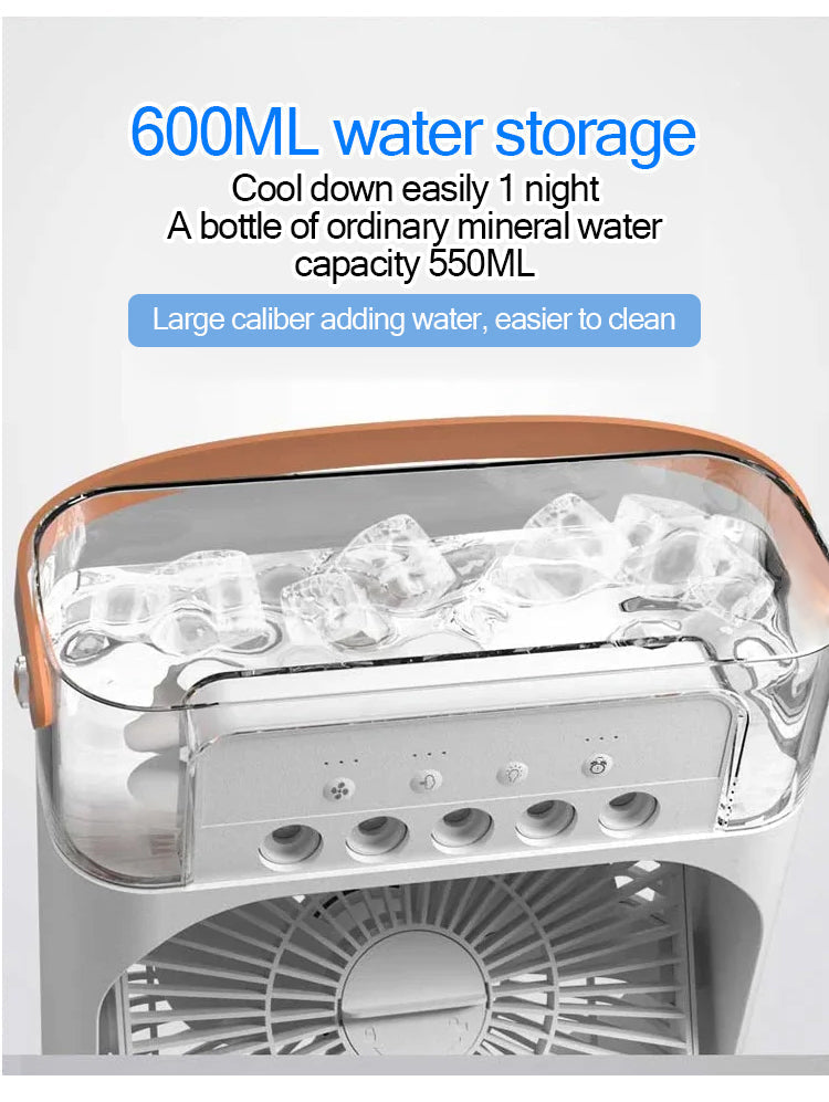 Compact Personal Mini Air Cooler Fan