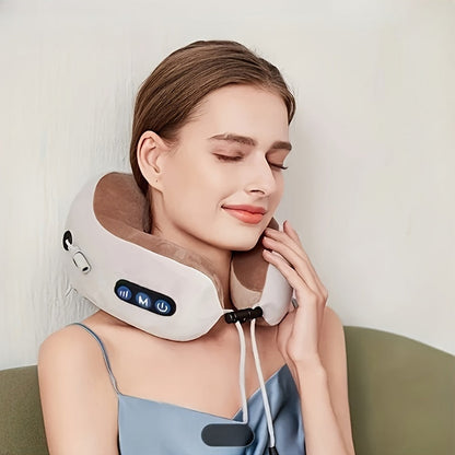 Plush U-Shaped Travel Neck Pillow for Ultimate Relaxation