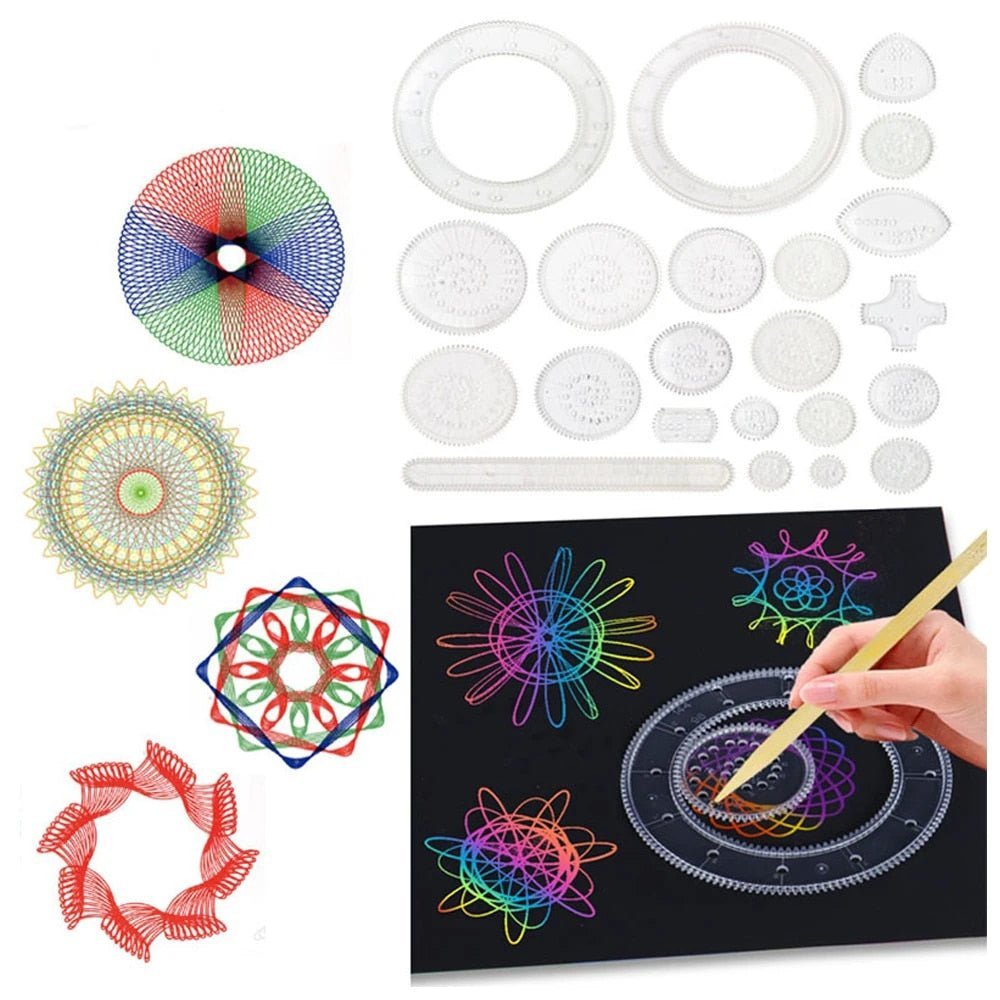 Fesara Spirograph Art Kit - Precise Creative Fun