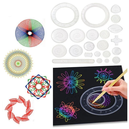Fesara Spirograph Art Kit - Precise Creative Fun