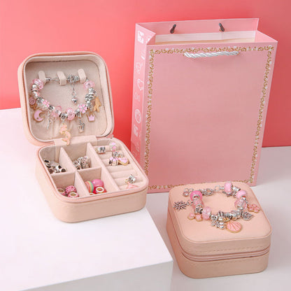 Colorful Kids Beaded Jewelry Set
