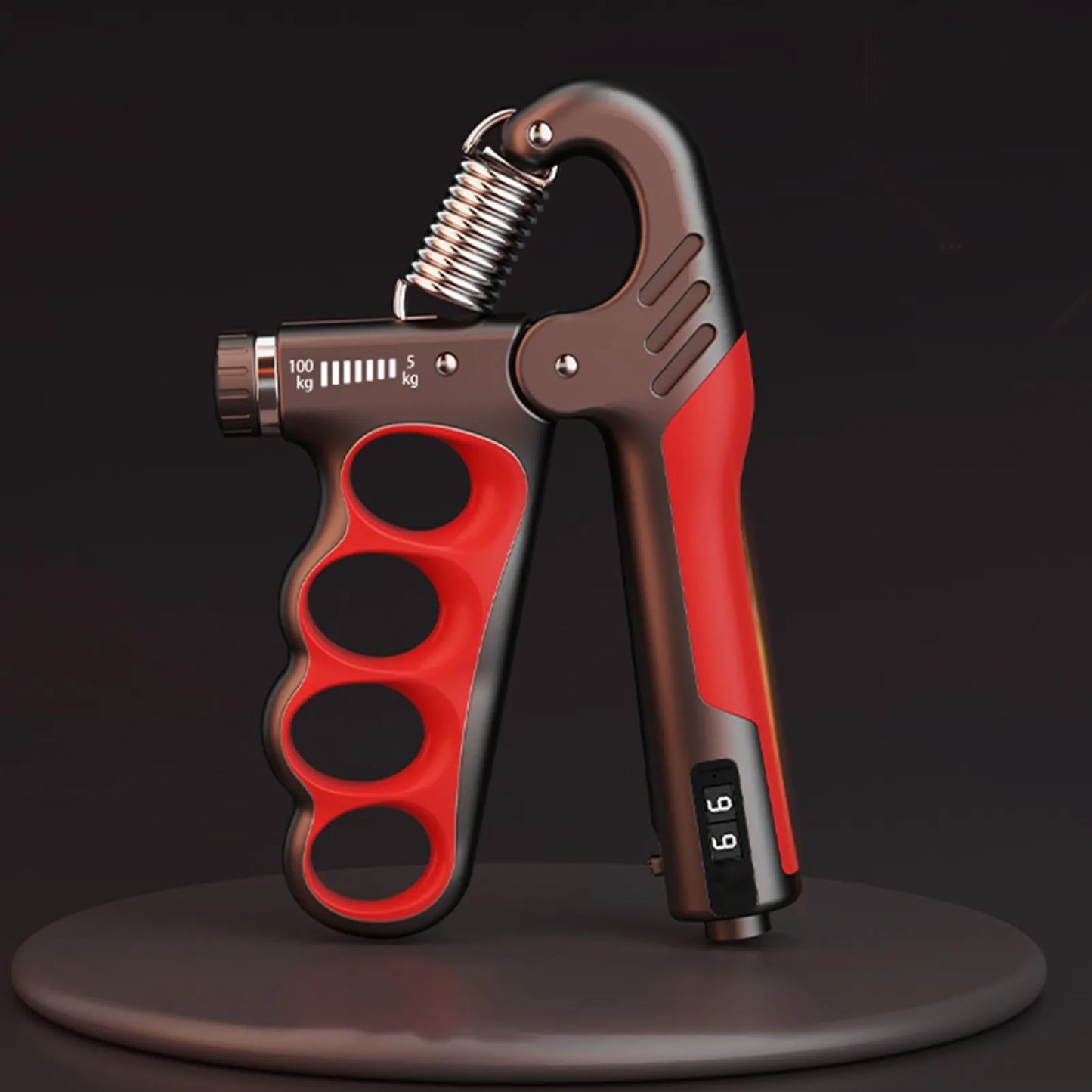 Compact Grip Strength Trainer with Rep Counter