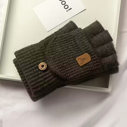 Men's Thermal Insulated Fingerless Gloves
