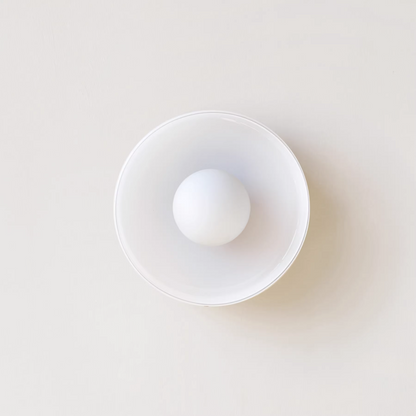 Stylish Round Glass Light Fixture
