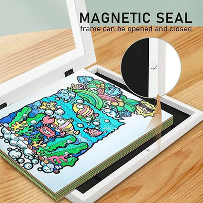 Colorful Kids Art Display Frame Set