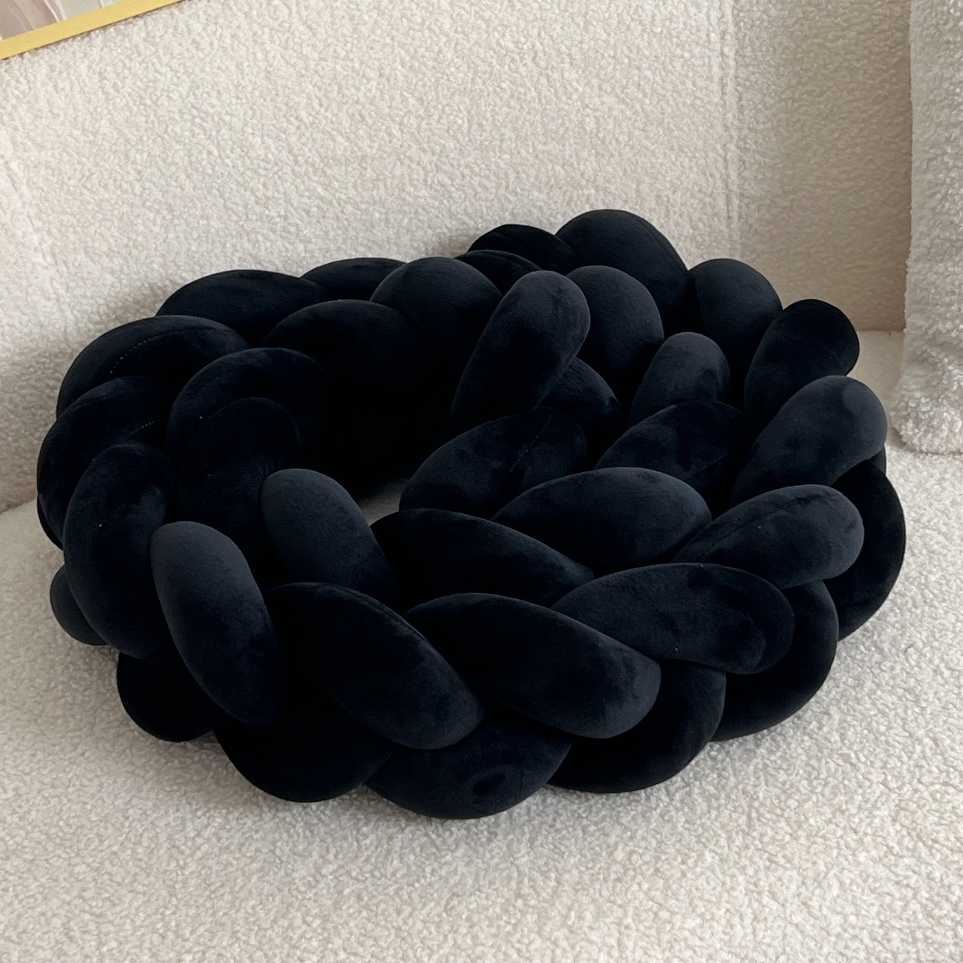 Stylish Geometric Floor Pillow with Washable Cover - Fesara