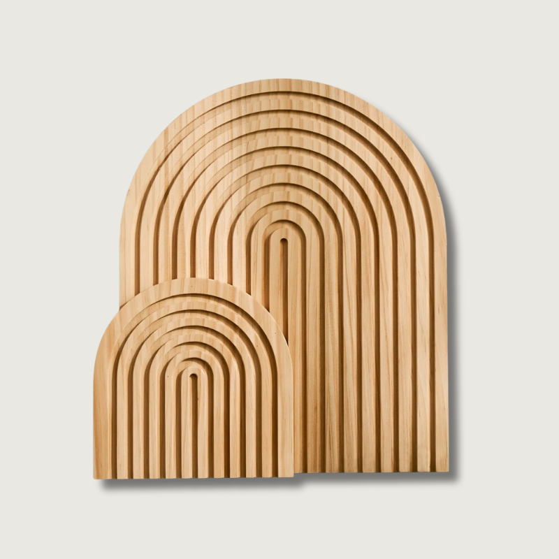 Rustic Wooden Arch Decor - Fesara