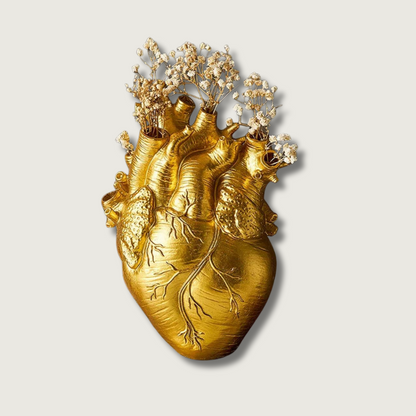Romantic Heart Shaped Ceramic Vase - Fesara