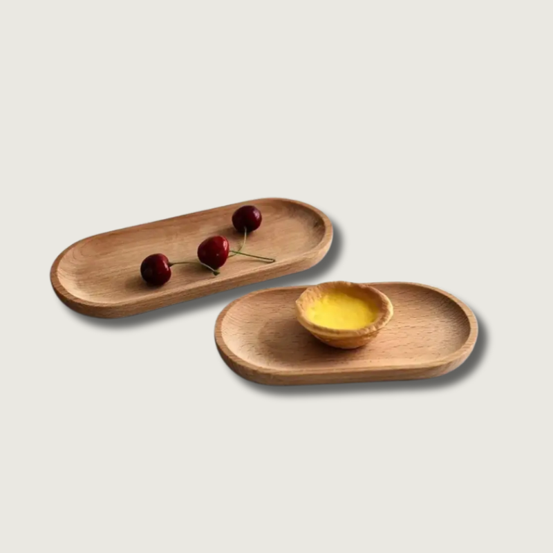 Modern Wooden Serving Tray - Fesara