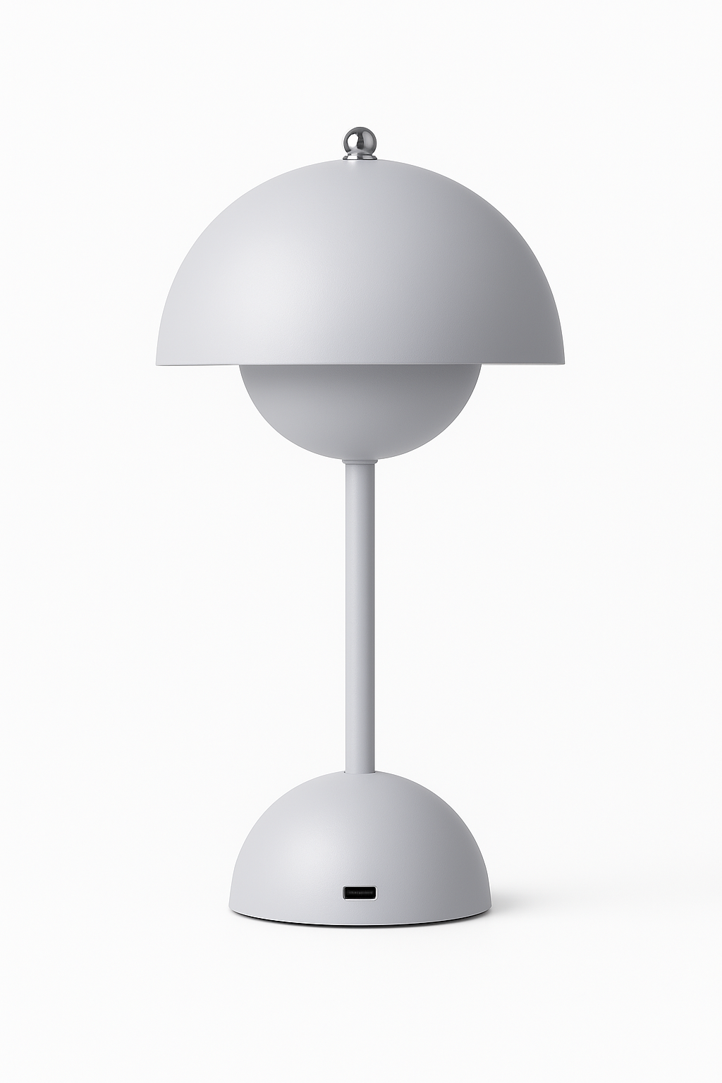 Contemporary Round Cordless LED Desk Lamp