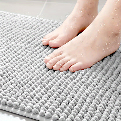 Comfortable L-Shaped Bathroom Mat