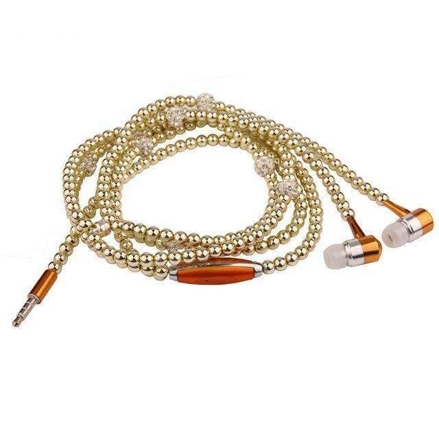 Elegant Pearl Drop Earbuds
