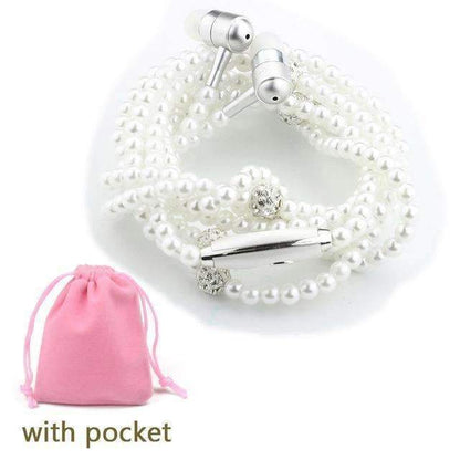 Elegant Pearl Drop Earbuds