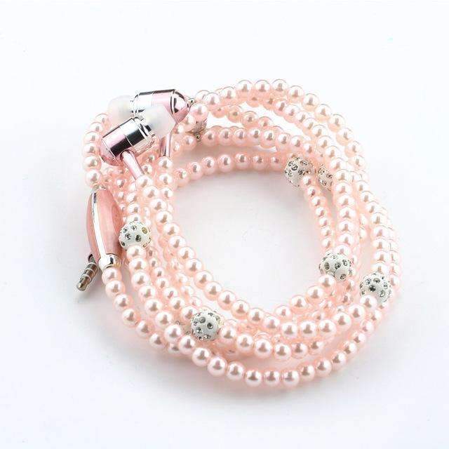 Elegant Pearl Drop Earbuds