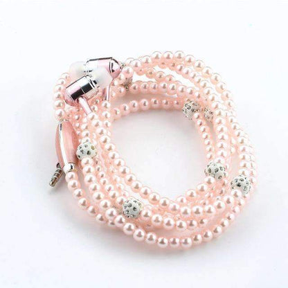 Elegant Pearl Drop Earbuds