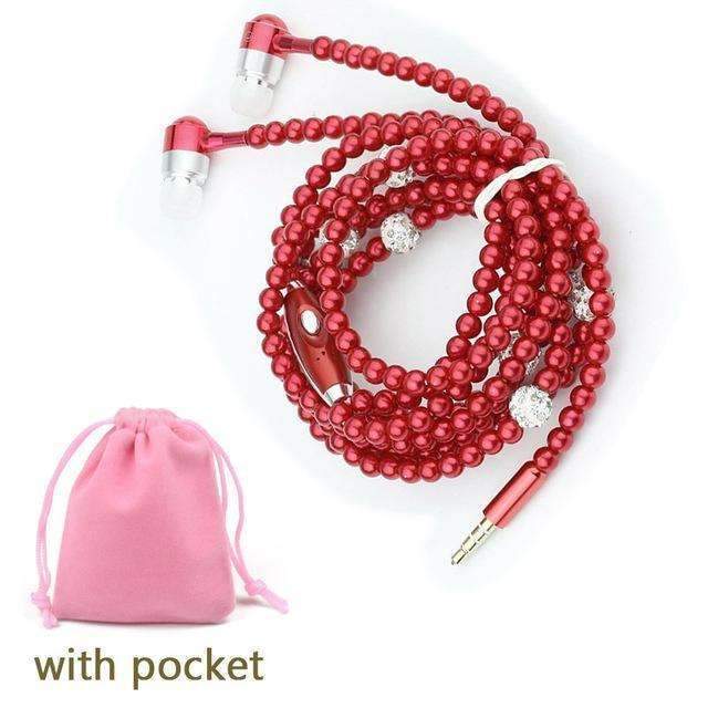 Elegant Pearl Drop Earbuds