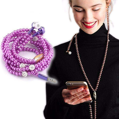 Elegant Pearl Drop Earbuds