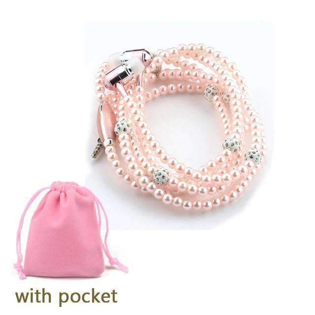 Elegant Pearl Drop Earbuds