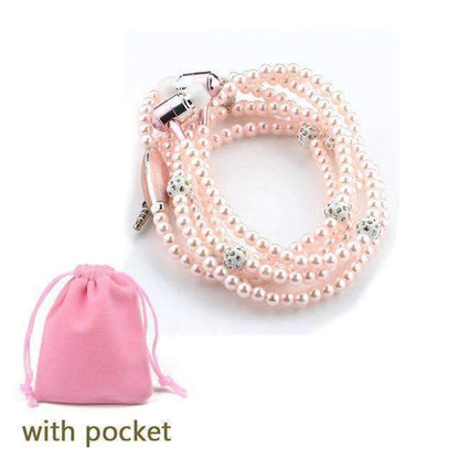 Elegant Pearl Drop Earbuds