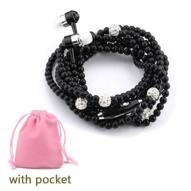 Elegant Pearl Drop Earbuds