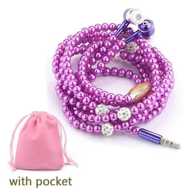Elegant Pearl Drop Earbuds