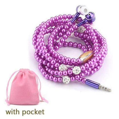 Elegant Pearl Drop Earbuds