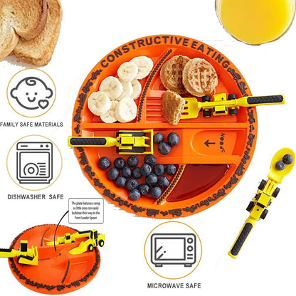 Fun Kids Building Block Meal Set