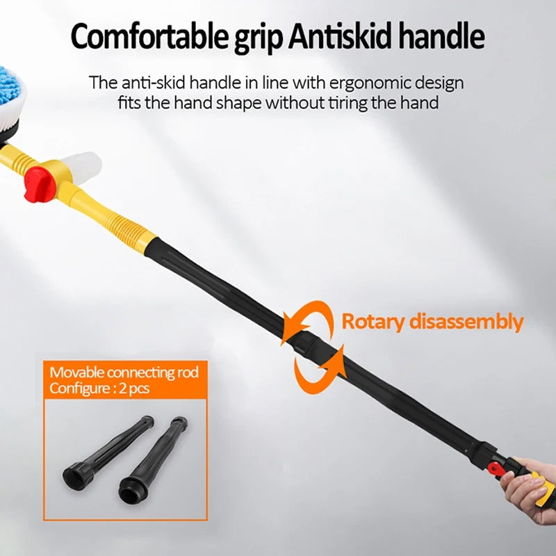 Long Handle Car Washing Brush with Soap Dispenser