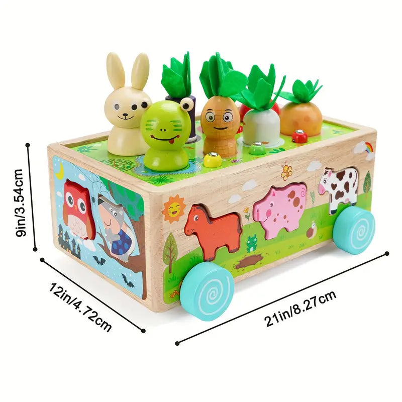 Fun Wooden Learning Block Toy