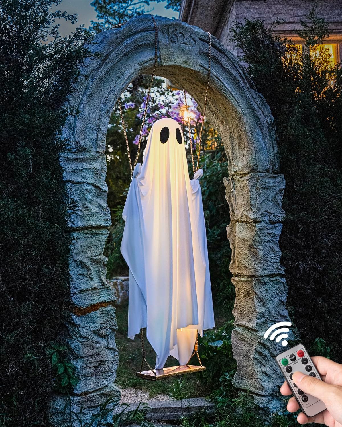 Spooky Outdoor Halloween Decor Lamp