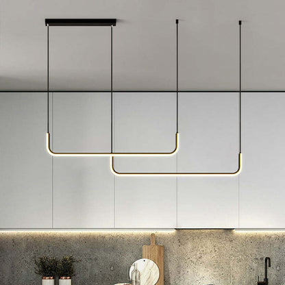 Modern Glass LED Hanging Light