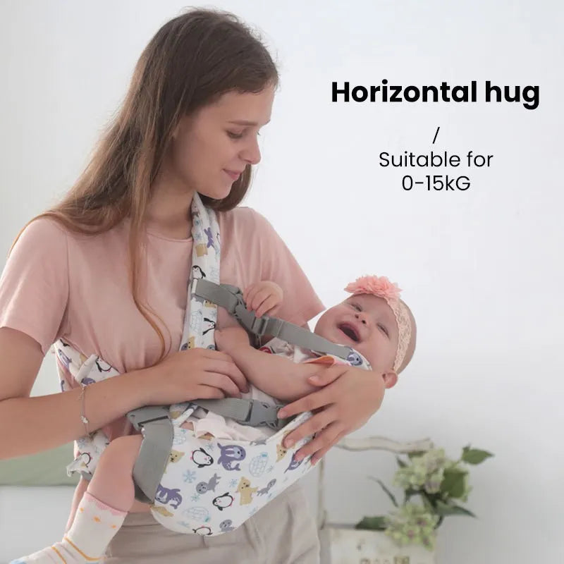 Comfortable Baby Sling - Adjustable Newborn Carrier
