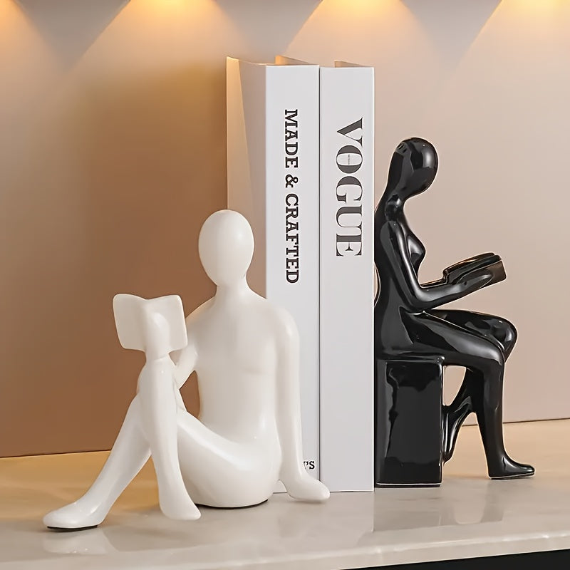 Stylish Ceramic Book Ends for Modern Home Decor