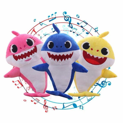 Cute Singing Shark Toy with Colorful Lights