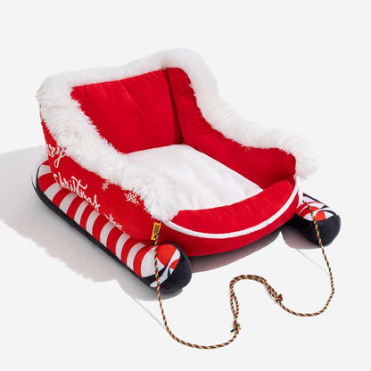 Warm Plush Dog Bed for Winter Nights