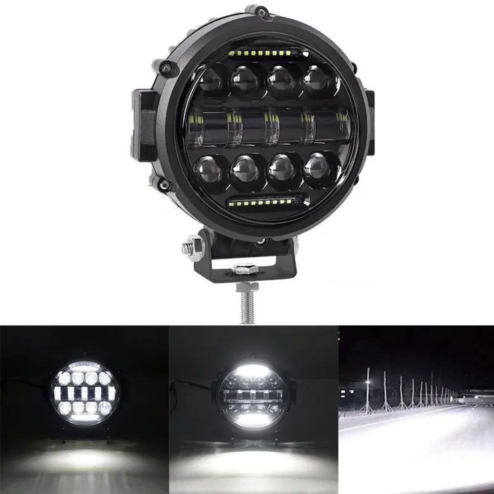 Bright 7 LED Offroad Fog Light Bar