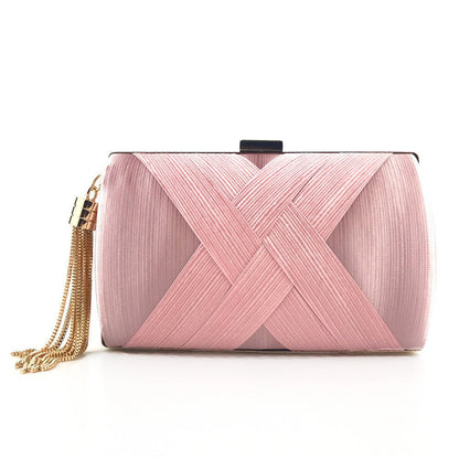 Elegant Satin Evening Clutch Bag