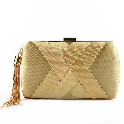 Elegant Satin Evening Clutch Bag