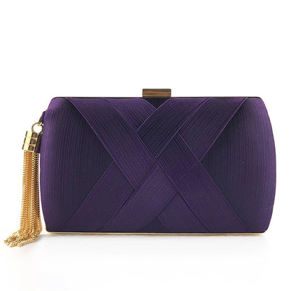Elegant Satin Evening Clutch Bag
