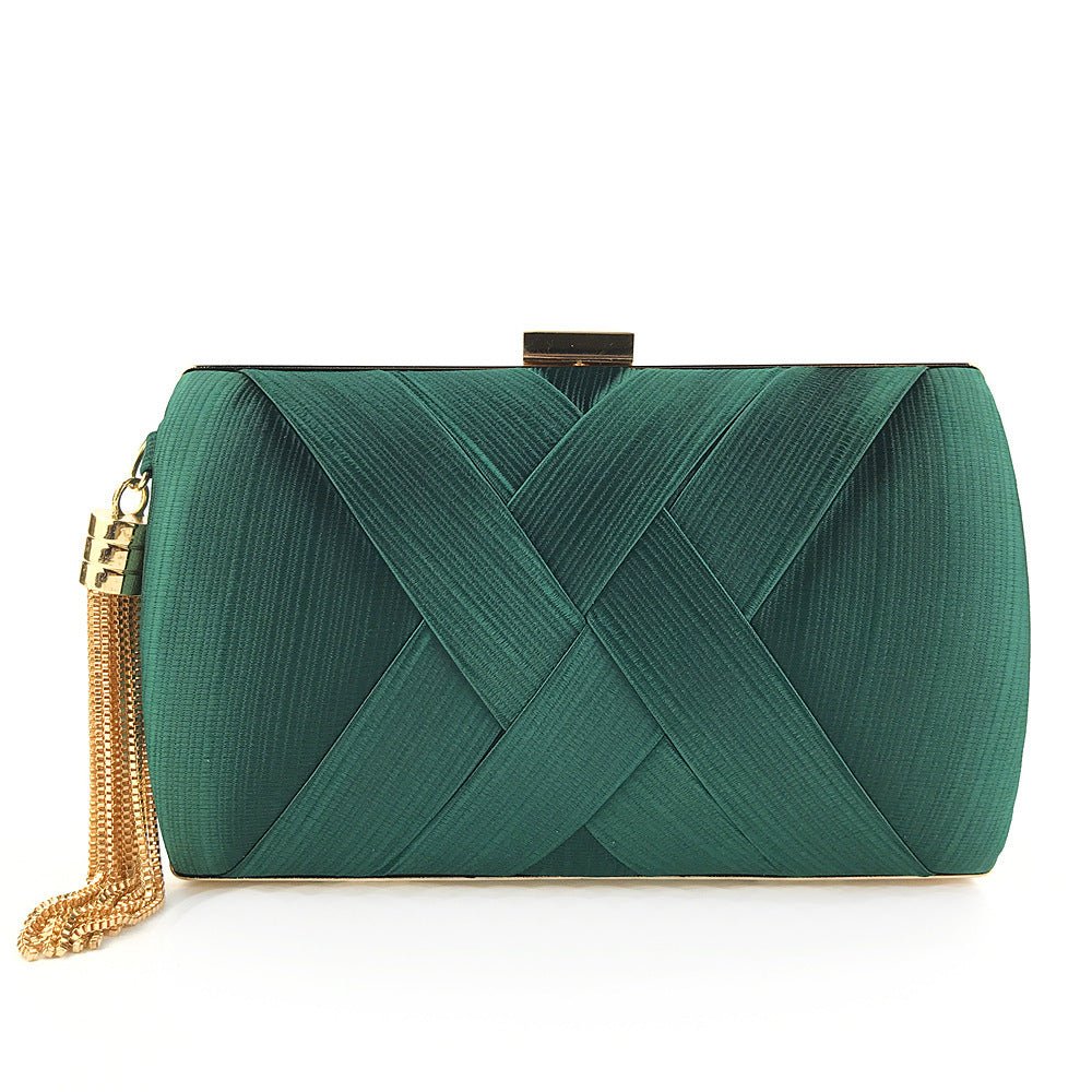 Elegant Satin Evening Clutch Bag