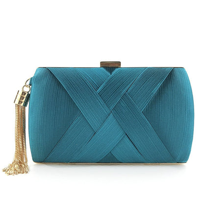 Elegant Satin Evening Clutch Bag