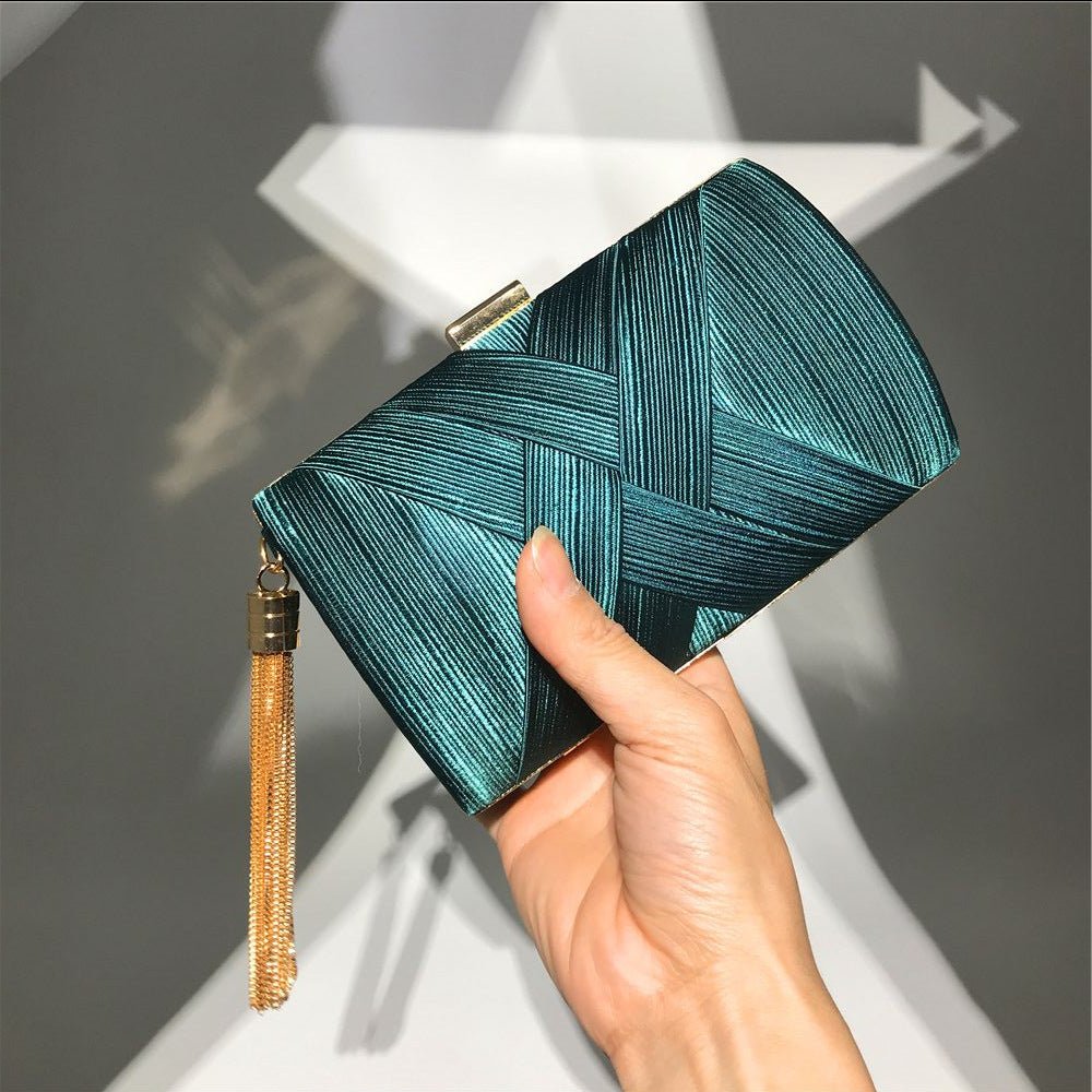Elegant Satin Evening Clutch Bag