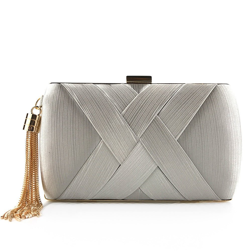 Elegant Satin Evening Clutch Bag