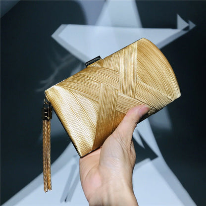 Elegant Satin Evening Clutch Bag